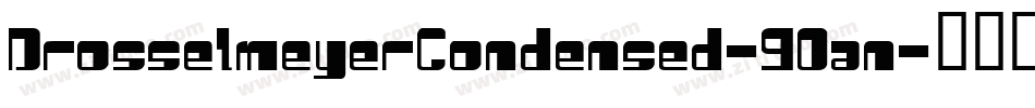 DrosselmeyerCondensed-9Oan字体转换