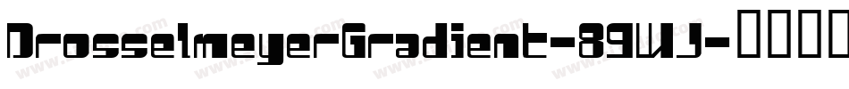 DrosselmeyerGradient-89WJ字体转换