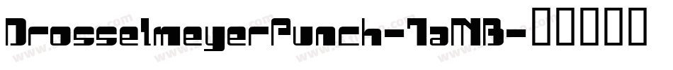 DrosselmeyerPunch-7aMB字体转换