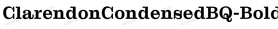 ClarendonCondensedBQ-Bold字体转换