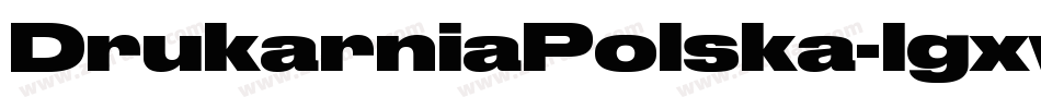 DrukarniaPolska-lgxwZ字体转换