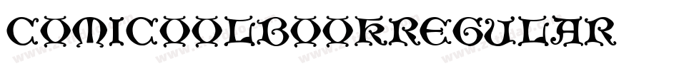 ComicoolBookRegular-字体转换