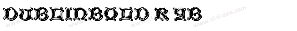 DublinBold-r3YB字体转换
