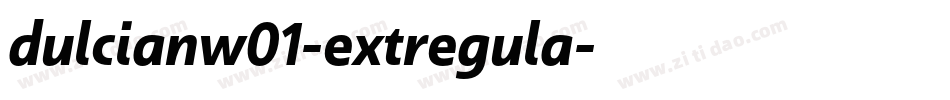 dulcianw01-extregula字体转换