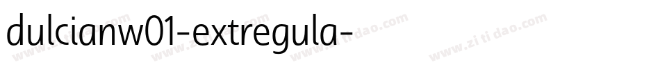 dulcianw01-extregula字体转换