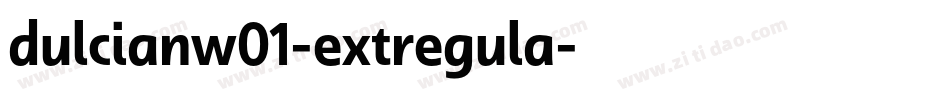 dulcianw01-extregula字体转换