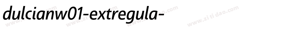 dulcianw01-extregula字体转换