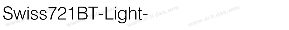 Swiss721BT-Light字体转换