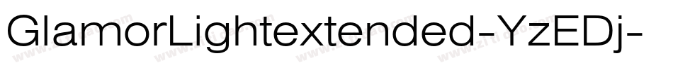 GlamorLightextended-YzEDj字体转换