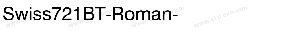 Swiss721BT-Roman字体转换