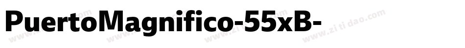 PuertoMagnifico-55xB字体转换