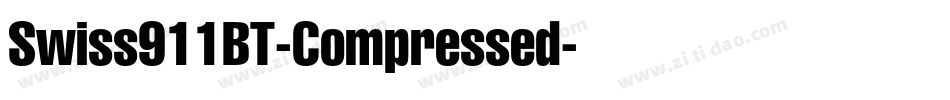 Swiss911BT-Compressed字体转换