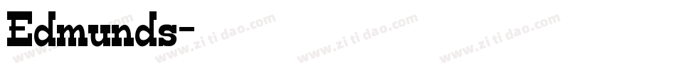 Edmunds字体转换