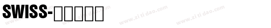 SWISS字体转换