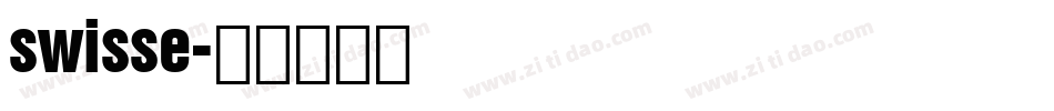 swisse字体转换