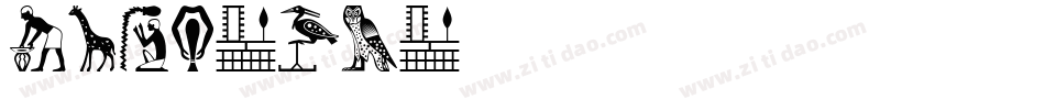 EgyptAxt字体转换