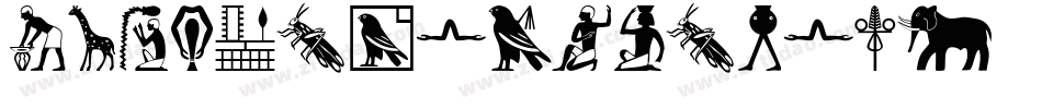 Egyptsilhous-3lYZ字体转换