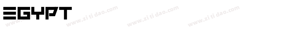 Egypt字体转换