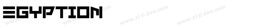 Egyption字体转换