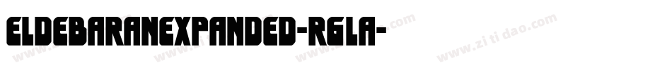 EldebaranExpanded-R6LA字体转换