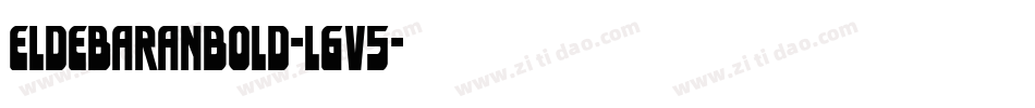 EldebaranBold-L6v5字体转换