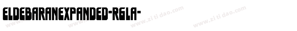 EldebaranExpanded-R6LA字体转换
