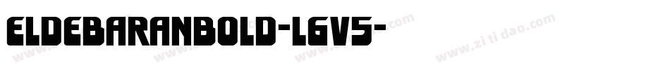 EldebaranBold-L6v5字体转换