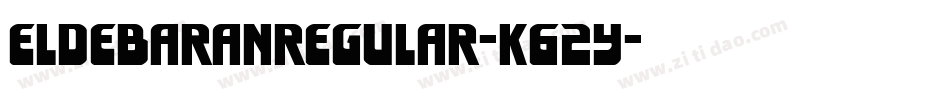 EldebaranRegular-K62y字体转换