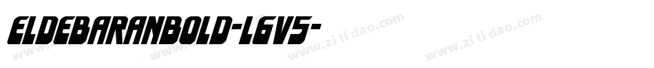 EldebaranBold-L6v5字体转换