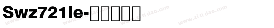 Swz721le字体转换
