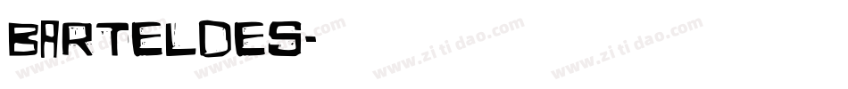 Barteldes字体转换