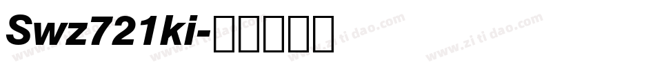 Swz721ki字体转换