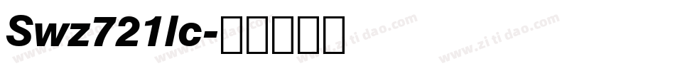 Swz721lc字体转换