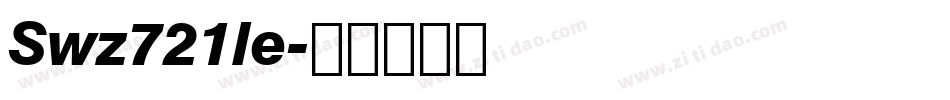 Swz721le字体转换