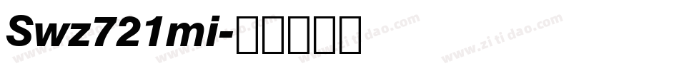 Swz721mi字体转换