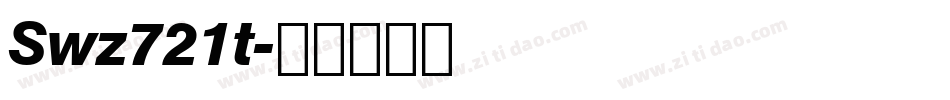 Swz721t字体转换