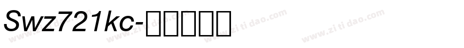 Swz721kc字体转换