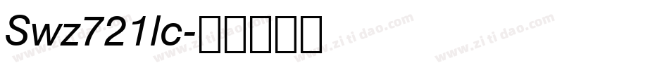 Swz721lc字体转换