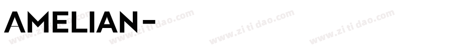 Amelian字体转换