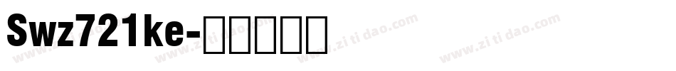 Swz721ke字体转换