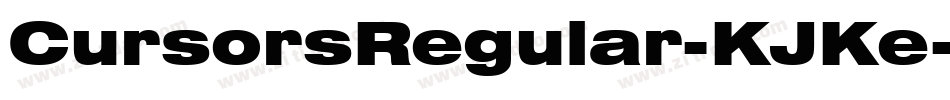 CursorsRegular-KJKe字体转换