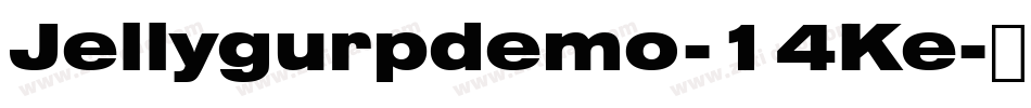 Jellygurpdemo-14Ke字体转换