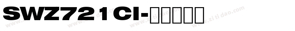 SWZ721CI字体转换