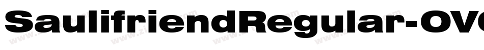 SaulifriendRegular-OVOKe字体转换