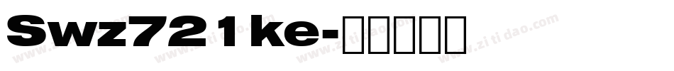 Swz721ke字体转换