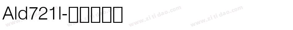 Ald721l字体转换