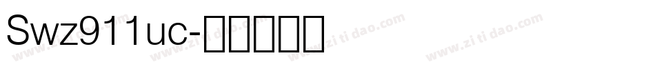 Swz911uc字体转换
