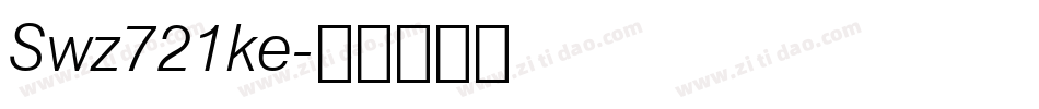 Swz721ke字体转换