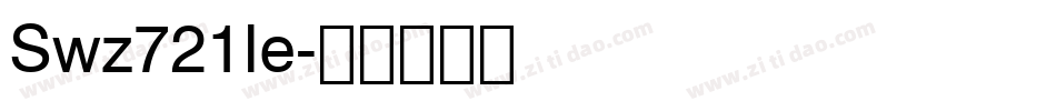Swz721le字体转换