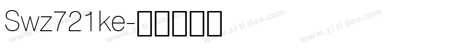 Swz721ke字体转换